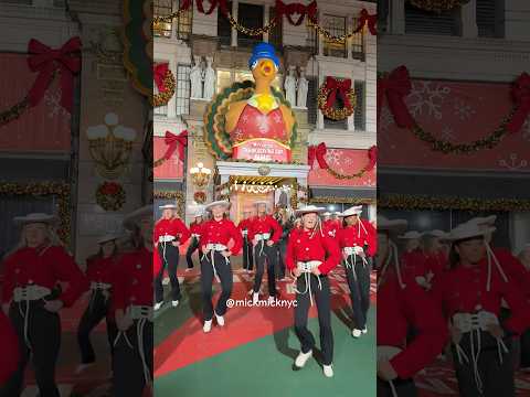 Dasha at the Macy’s Thanksgiving Day Parade Rehearsals Night 2 🎬🥰