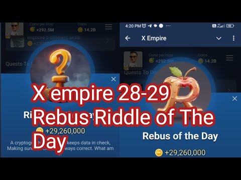 X Empire Rebus of the Day Musk Today 28 September Riddle of the of Day X Empire