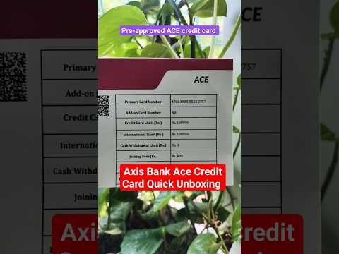 Axis Bank Ace Credit Card।। #techadda #axiscreditcard #axisAceCreditCard #axisbankcreditcard