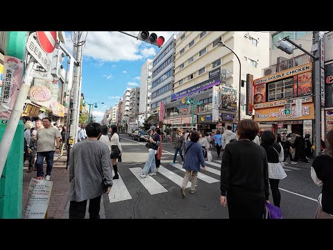 【東京編】新大久保駅から始まる散歩：４K  Japan Shin-Okubo