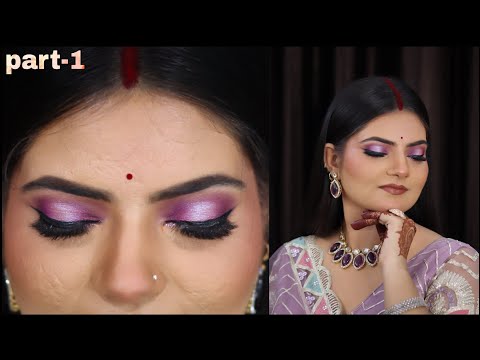 Reception Makeup Look With Saree | Eye Makeup | Bridal makeup | Sumansi Sahgal