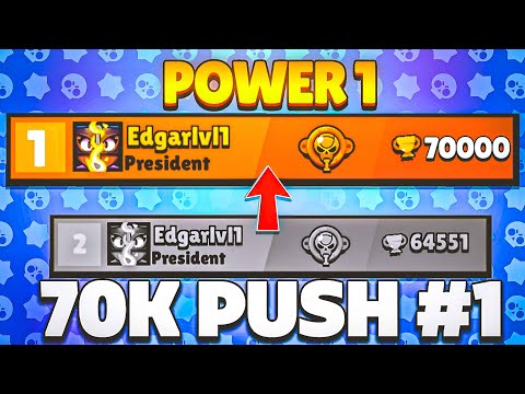 CAN I BE THE FIRST POWER 1 PLAYER TO FINISH THE NEW TROPHY ROAD ? 70K PUSH #1 🔥