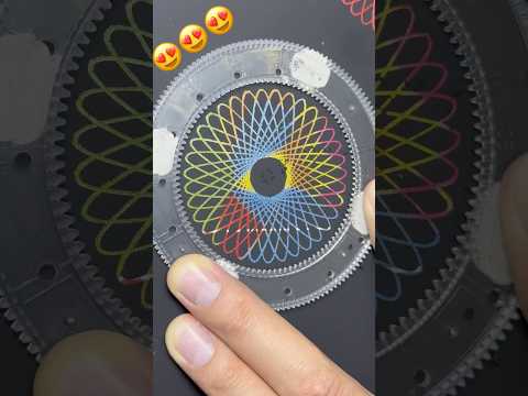 😱Mesmerizing Spirograph Creations in Under a Minute #asmr #spirograph #shorts