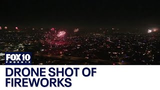 Fireworks over Phoenix, Arizona 🎇