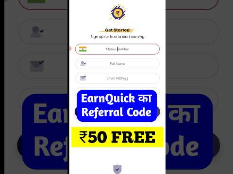 Earnquick Referral Code | earnquick app referral code | earn quick referral code 2025