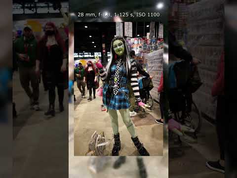 Quick look at c2e2 2023 convention photography! ft. Nikon Z5 & 28mm lens. #SHORTS