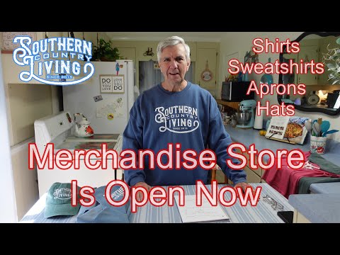 Shirts, Sweatshirts, Aprons and Hats  -- Merchandise Store 2024 Is Open Now