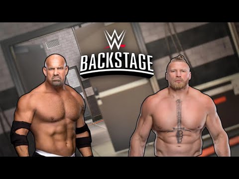 Bill Goldberg vs Brock Lesnar | Brutal Backstage Brawl