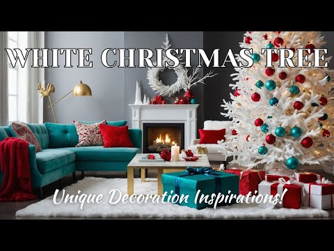 White Christmas Tree: Brighten Your Holidays with Unique Decoration Inspirations!