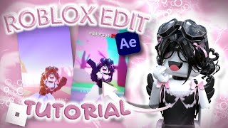 How to make a ROBLOX EDIT ON AFTER EFFECTS without plugins (FOR BEGINNERS) || Auraxs4l