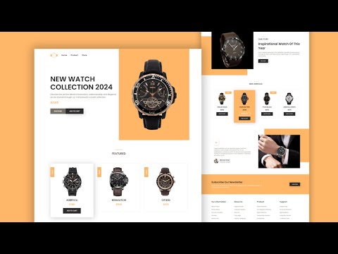 How To Build A Responsive Watch Website Using HTML CSS And JavaScript