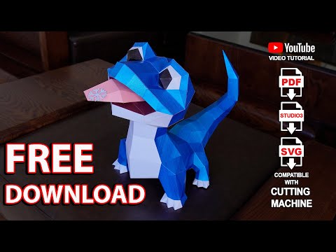 Free Bruni Frozen 2 Papercrafts | DIY Paper Craft 3D SVG PDF Template | Tutorial Step by Step