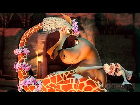 Giraffe + Hippo: The Greatest Love Story Ever | Madagascar: Escape 2 Africa | CLIP