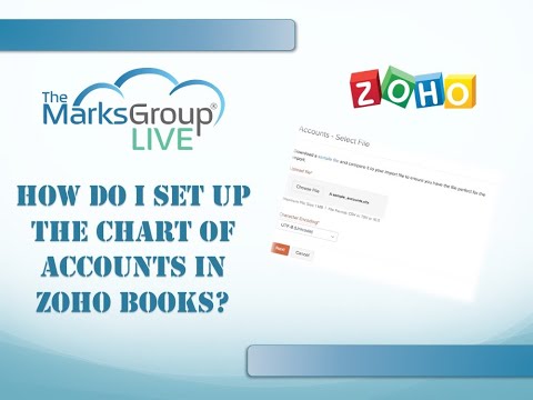 How To Create a Chart of Accounts in Zoho Books