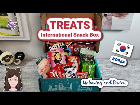 KOREA TRY TREATS International Subscription Box Unboxing & Taste Test