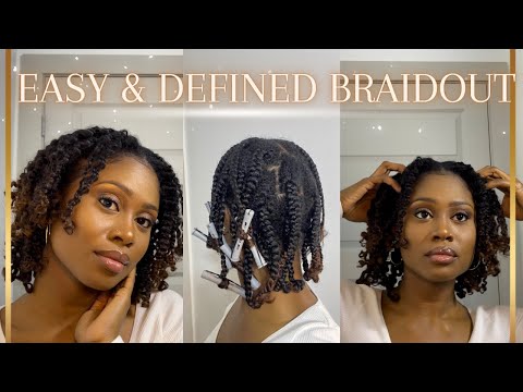 THE PERFECT BRAID OUT ROUTINE on Natural Hair | SOFT & BOUNCY