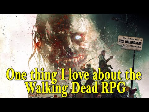 One thing I love about this solo, zombie/survival RPG (The Walking Dead Universe RPG - Free League)