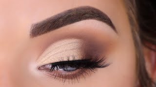 Half Cut Crease Eyeshadow Tutorial for Beginners | ABH Soft Glam Palette