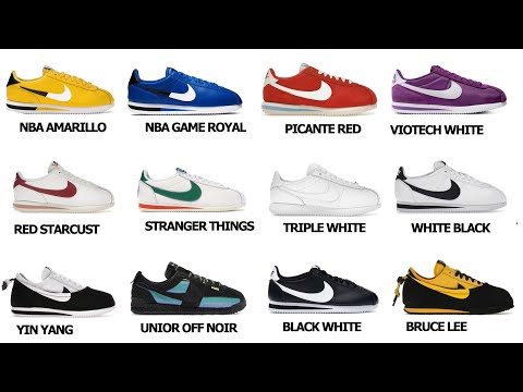 ALL PAIRS OF NIKE CORTEZ WITH NAMES