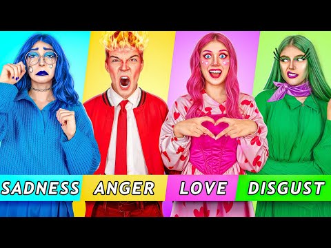 Inside Out 3: Love & Anger Get MARRIED! Extreme Makeover! How to Become Popular