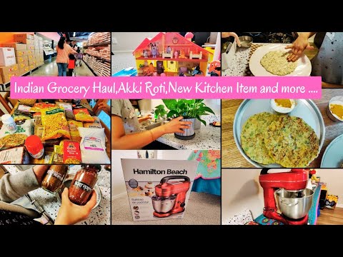 Realistic Weekend Vlog Of A Indian Mom | Grocery Haul,New Kitchen Purchase and more...