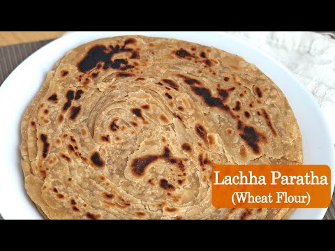 Lachha Paratha - Healthy Version - Whole Wheat Flour