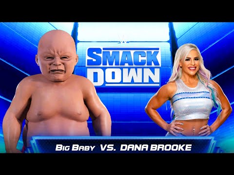 LIVE WWE Match Big Baby Vs Dana Brooke | Baby Is Back | WWE Raw Fight Live Part 179