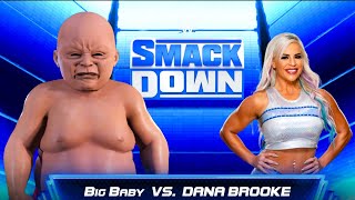 LIVE WWE Match Big Baby Vs Dana Brooke | Baby Is Back | WWE Raw Fight Live Part 179