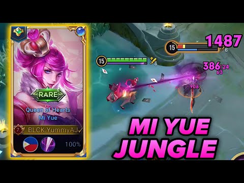 MI YUE IN JUNGLE GAMEPLAY RANK GRANDMASTER - HONOR OF KINGS