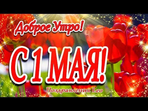 С 1 МАЯ! Доброе Утро!Счастливого Первомая! Мир! Труд! Май!