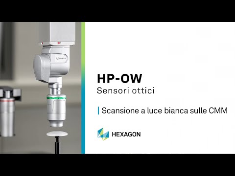 Sensori ottici HP-OW: scansione a luce bianca per macchine di misura a coordinate