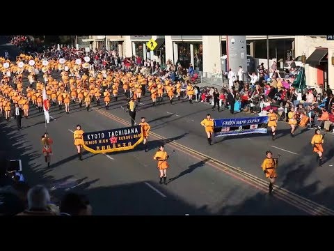 Tournament of Roses 2018 kyoto Tachibana High School Green Band 京都橘高校吹奏楽部６