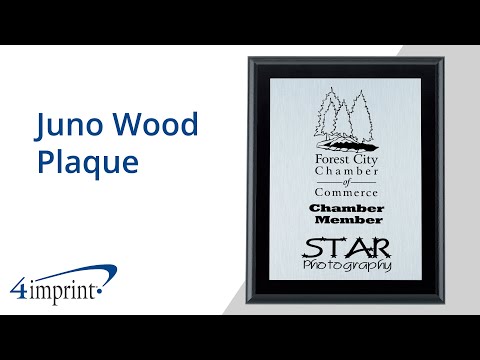 Juno Wood Plaque by 4imprint