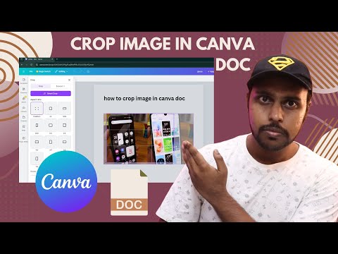 How to crop image in canva doc | crop image in canva doc