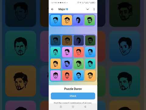 6 October Major Coin Puzzle Durov #telegrambot #tapcoin #majorcoin #puzzledurov #puzzlegame