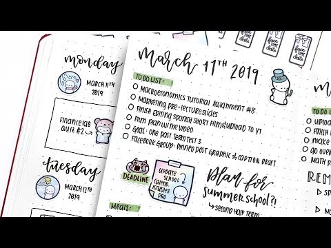 Bullet Journal Plan With Me: Dutch Doors!