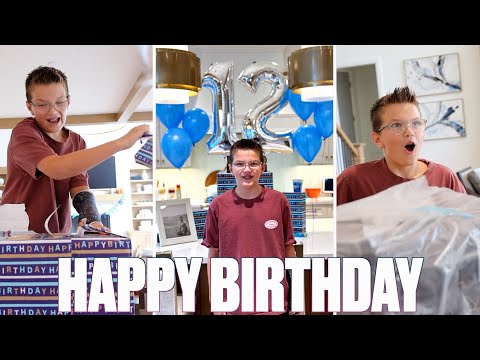 HAPPY BIRTHDAY BREXSEN BINGHAM | BROKEN ARM BRACES BIRTHDAY BOY IN BLUE