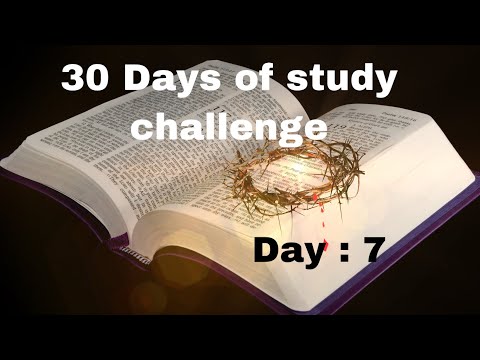 Day : 7 / 30 day’s of study challenge / study with me / my lifestyle