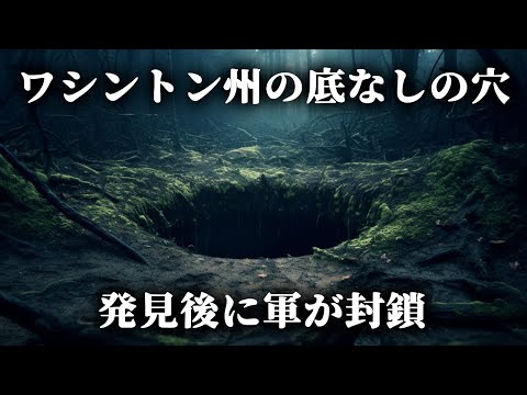 ワシントン州で見つかった不思議な穴。底には何があるのか？