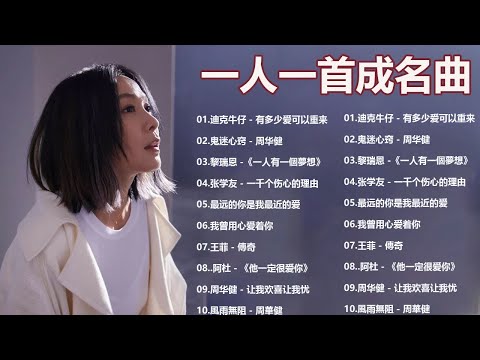 一人一首成名曲【经典老歌】【張宇, 蘇芮, 巫啟賢, 王傑, 邰正宵, 林憶蓮, 張信哲, 趙傳, 潘越雲, 潘美辰, 陳昇, 葉蒨文, 優客李林, 周華健】【歌词版 / Pinyin Lyrics】