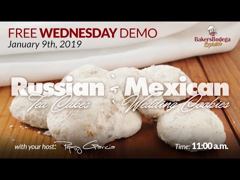 How to make Russian tea Cakes or Mexican Wedding Cookies with Pepsy Garcia Live