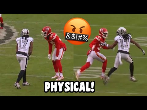 Davante Adams Vs L’Jarius Sneed 🤬 (WR Vs CB) Raiders vs Chiefs 2023 highlights