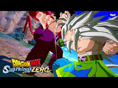 Super Saiyan 5 Goku vs Super Saiyan 4 Goten in Dragon Ball Sparking Zero!