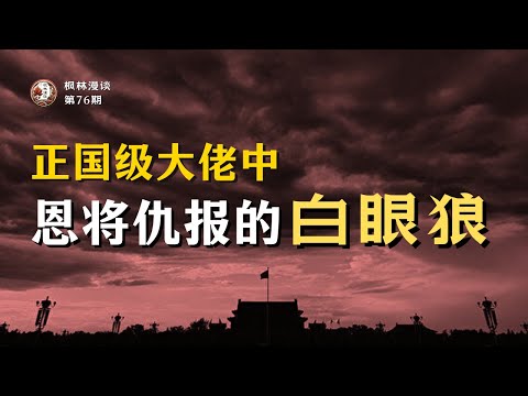 正国级大佬中恩将仇报的白眼狼