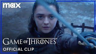 Arya Stark Fights Brienne of Tarth | Game of Thrones | Max