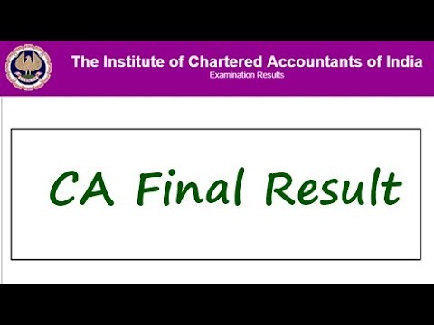 ca foundation and final result expected date #caresults