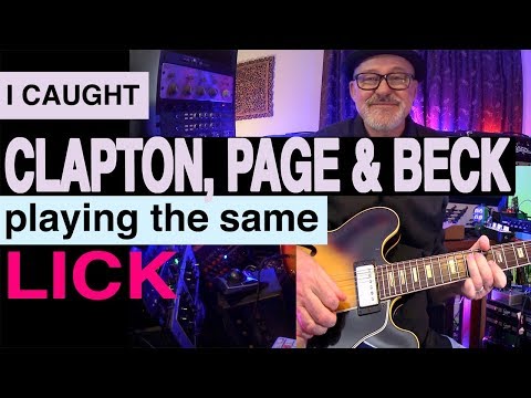 Clapton, Page & Beck lick | Tim Pierce | Guitar Lesson | Learn To Play