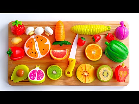 Satisfying Video | Compilation | Cutting Plastic Fruits and Vegetables ASMR | Relaxing Video ASMR