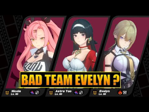 Team Evelyn : Evelyn, Nicole , and Astra Yao Player Gameplay | Zenless Zone Zero (ZZZ)