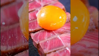 BEST COOK ASMR FOOD COOKING 🤤🤤🤤 - Wagyu with egg yolk